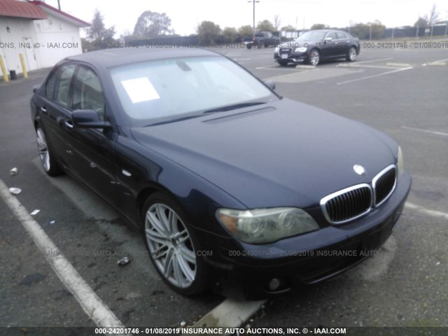 WBAHL83526DT03120 - 2006 BMW 750 I Dark Blue photo 1