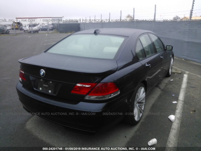 WBAHL83526DT03120 - 2006 BMW 750 I Dark Blue photo 4