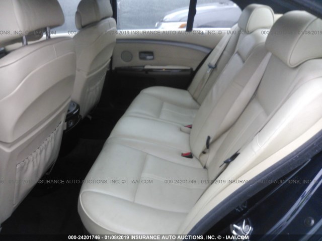 WBAHL83526DT03120 - 2006 BMW 750 I Dark Blue photo 8