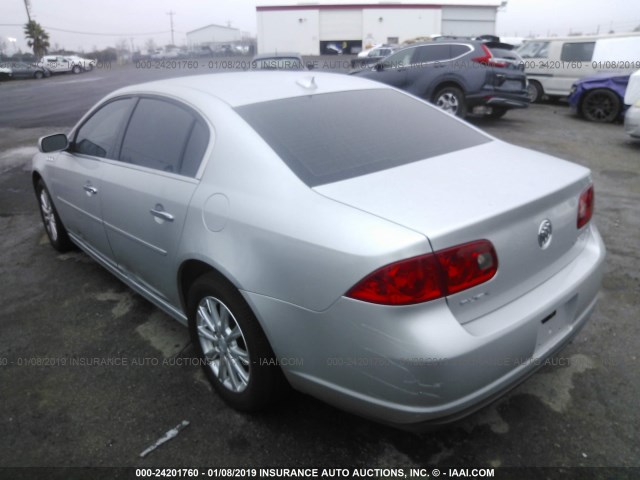 1G4HC5E13AU124360 - 2010 BUICK LUCERNE CXL SILVER photo 3