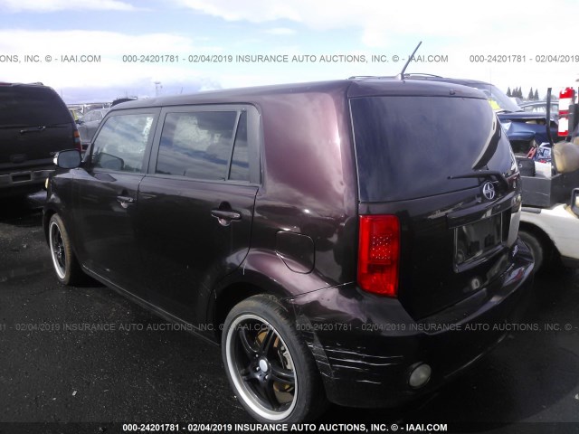 JTLKE50E281045910 - 2008 TOYOTA SCION XB 紫色 照片 3
