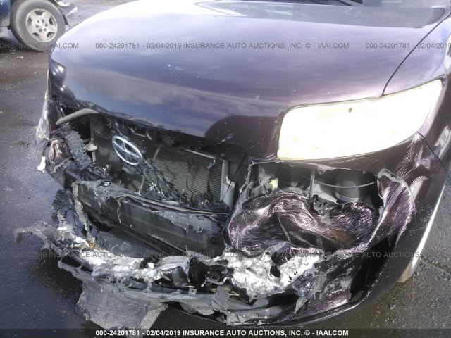 JTLKE50E281045910 - 2008 TOYOTA SCION XB 紫色 照片 6