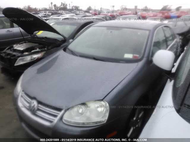 3VWRM71K78M077684 - 2008 VOLKSWAGEN JETTA SE/SEL GRAY photo 2