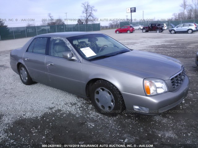 1G6KE57Y9YU324641 - 2000 CADILLAC DEVILLE DHS GOLD photo 1