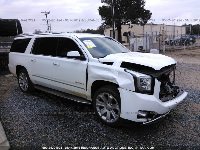 1GKS1JKJ1FR100148 - 2015 GMC YUKON XL DENALI WHITE photo 1