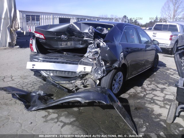 4T1BF1FK4CU008830 - 2012 TOYOTA CAMRY SE/LE/XLE GRAY photo 4