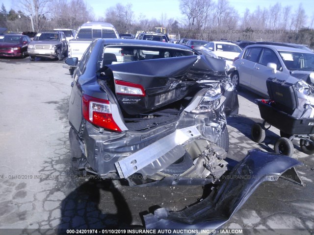 4T1BF1FK4CU008830 - 2012 TOYOTA CAMRY SE/LE/XLE GRAY photo 6