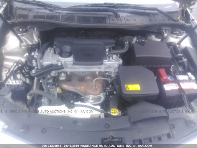 4T4BF1FK4DR330150 - 2013 TOYOTA CAMRY L/SE/LE/XLE 金色 照片 10