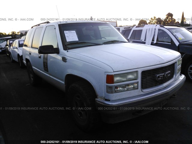 1GKEK13R5VJ757403 - 1997 GMC YUKON WHITE photo 1