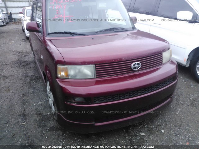 JTLKT334464069165 - 2006 TOYOTA SCION XB Бордовый фото 1