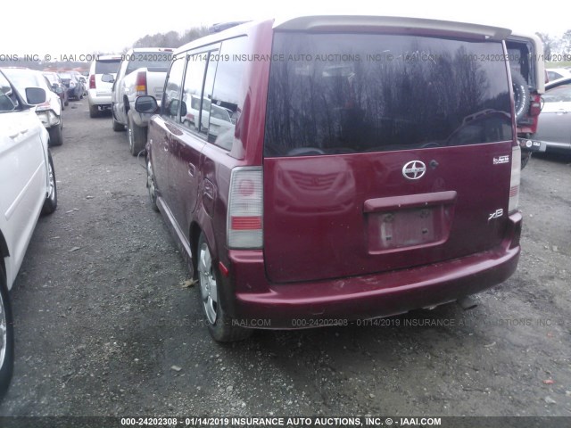 JTLKT334464069165 - 2006 TOYOTA SCION XB Бордовый фото 3