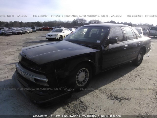 2FALP74W1SX132128 - 1995 FORD CROWN VICTORIA LX BLACK photo 2