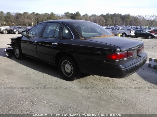 2FALP74W1SX132128 - 1995 FORD CROWN VICTORIA LX BLACK photo 3