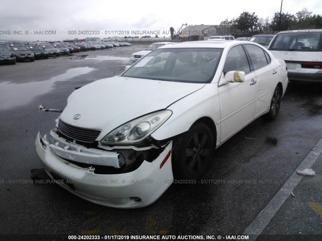 JTHBA30G465166701 - 2006 LEXUS ES 330 WHITE photo 2