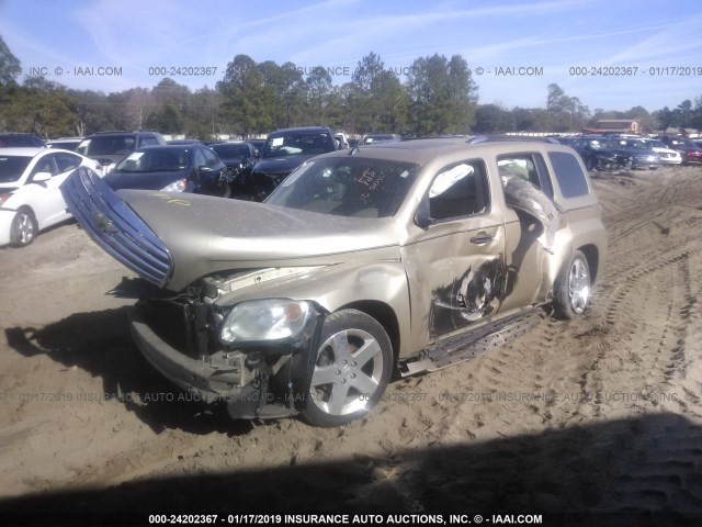 3GNDA53PX8S588778 - 2008 CHEVROLET HHR LT GOLD photo 2