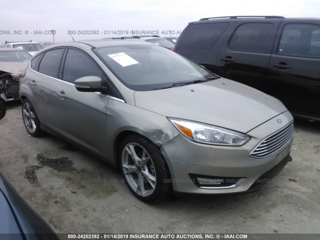 1FADP3N20FL323518 - 2015 FORD FOCUS TITANIUM GOLD photo 1