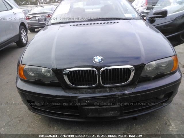 WBABN33431JW59743 - 2001 BMW 325 CI BLACK photo 6