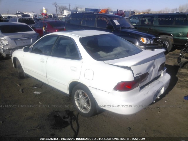 JH4DB76521S001680 - 2001 ACURA INTEGRA LS WHITE photo 3