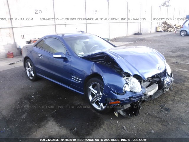 WDBSK75F43F042423 - 2003 MERCEDES-BENZ SL 500R BLUE photo 1