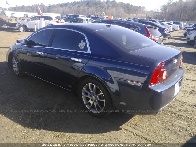 1G1ZJ577794102897 - 2009 CHEVROLET MALIBU 2LT BLUE photo 3