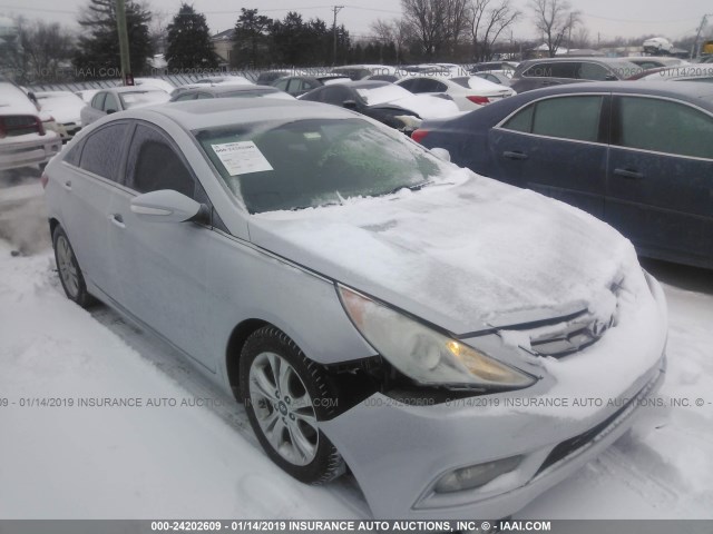 5NPEC4AC2BH090643 - 2011 HYUNDAI SONATA SE/LIMITED SILVER photo 1