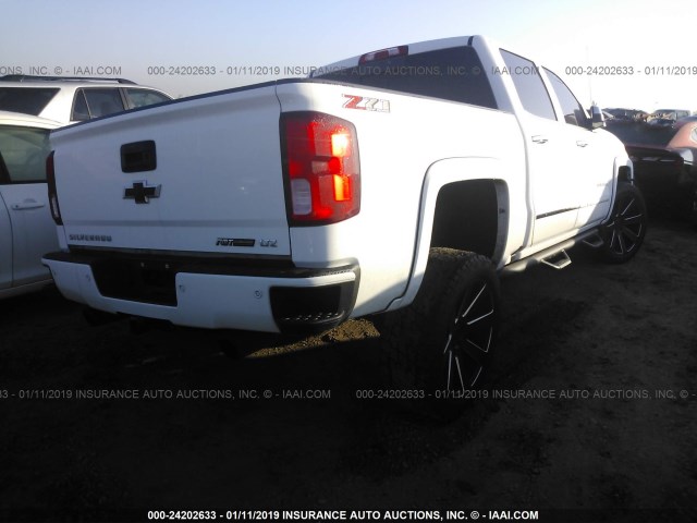 3GCUKSEJ7JG166845 - 2018 CHEVROLET SILVERADO K1500 LTZ WHITE photo 4