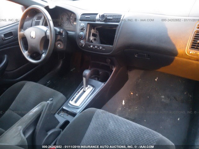 1HGEM22154L036784 - 2004 HONDA CIVIC DX VP TEAL photo 5