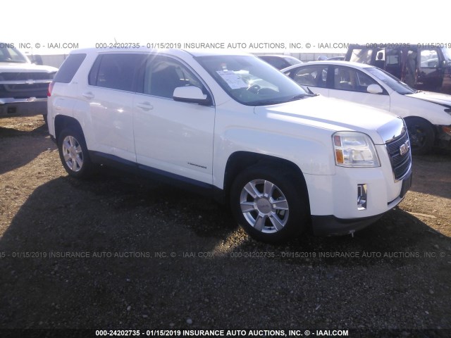 2GKALMEK2C6238459 - 2012 GMC TERRAIN SLE WHITE photo 1