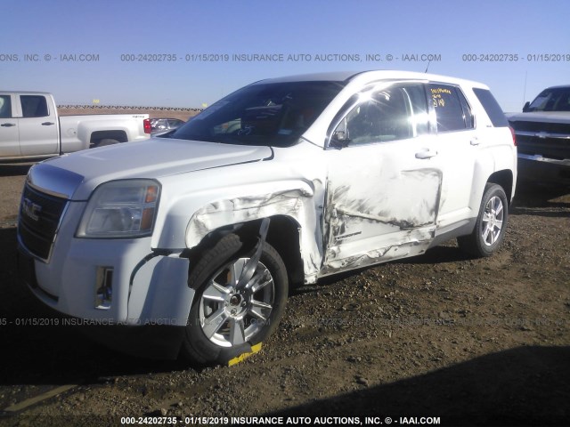 2GKALMEK2C6238459 - 2012 GMC TERRAIN SLE WHITE photo 6