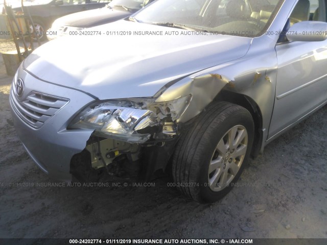 JTNBE46KX73123108 - 2007 TOYOTA CAMRY NEW GENERAT CE/LE/XLE/SE SILVER photo 6