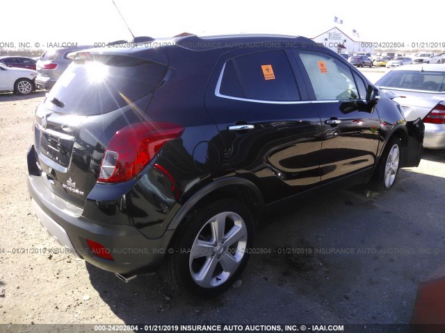 KL4CJASB1GB580818 - 2016 BUICK ENCORE BLACK photo 4