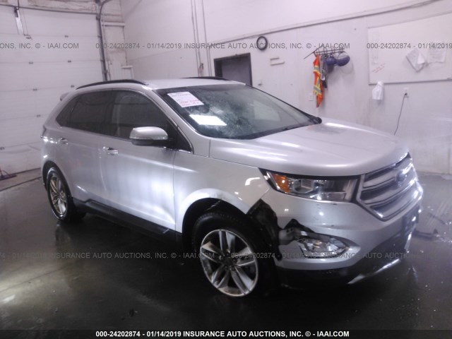 2FMPK4J96GBB78853 - 2016 FORD EDGE SEL SILVER photo 1