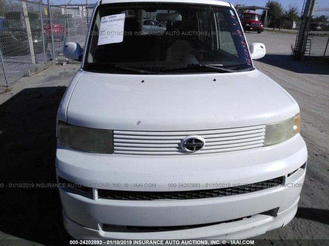 JTLKT324964055392 - 2006 TOYOTA SCION XB Ақ фото 6
