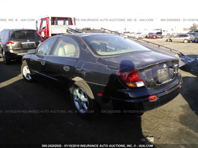 1G3GR64H414153708 - 2001 OLDSMOBILE AURORA BLACK photo 3