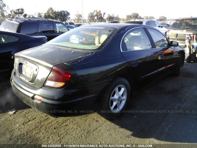 1G3GR64H414153708 - 2001 OLDSMOBILE AURORA BLACK photo 4