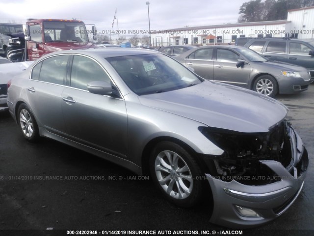 KMHGC4DD9CU177388 - 2012 HYUNDAI GENESIS 3.8L GRAY photo 1