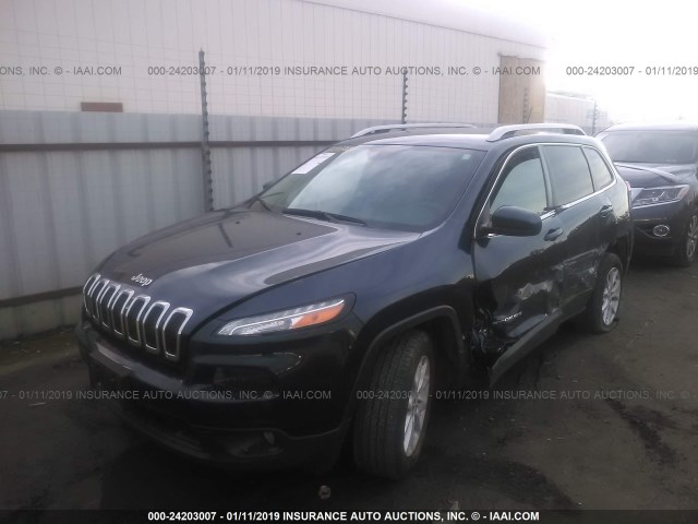 1C4PJLCB5JD597067 - 2018 JEEP CHEROKEE LATITUDE BLUE photo 2