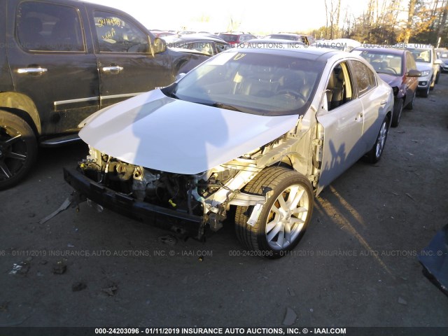 1N4AA5AP8AC853875 - 2010 NISSAN MAXIMA S/SV SILVER photo 2