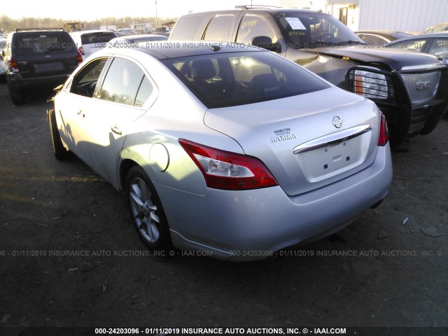 1N4AA5AP8AC853875 - 2010 NISSAN MAXIMA S/SV SILVER photo 3