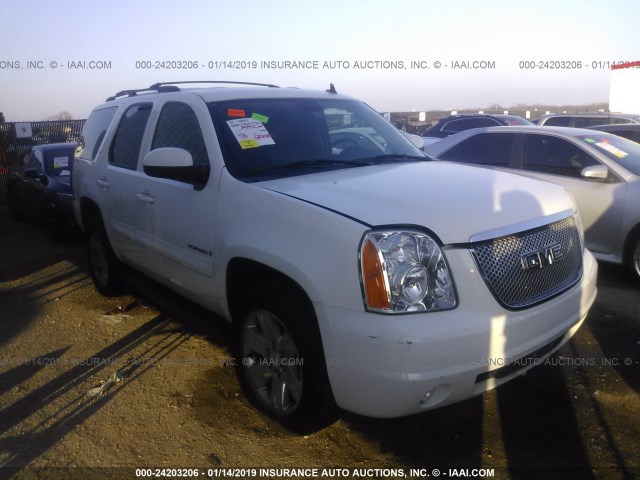 1GKFK13057J378507 - 2007 GMC YUKON WHITE photo 1