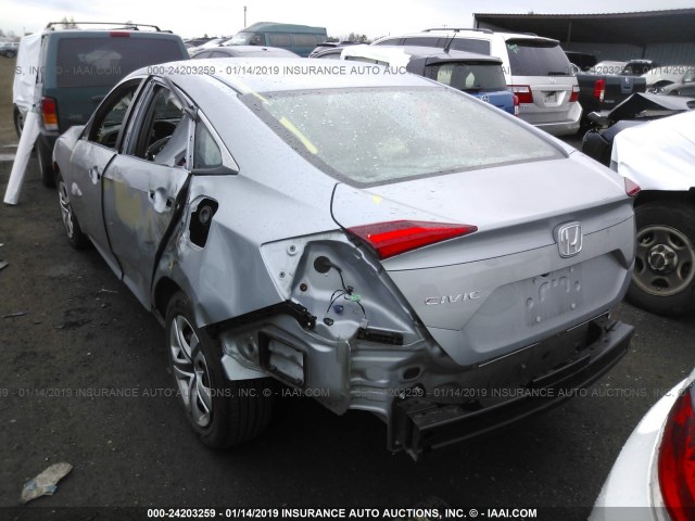 2HGFC2F5XHH555921 - 2017 HONDA CIVIC LX SILVER photo 3