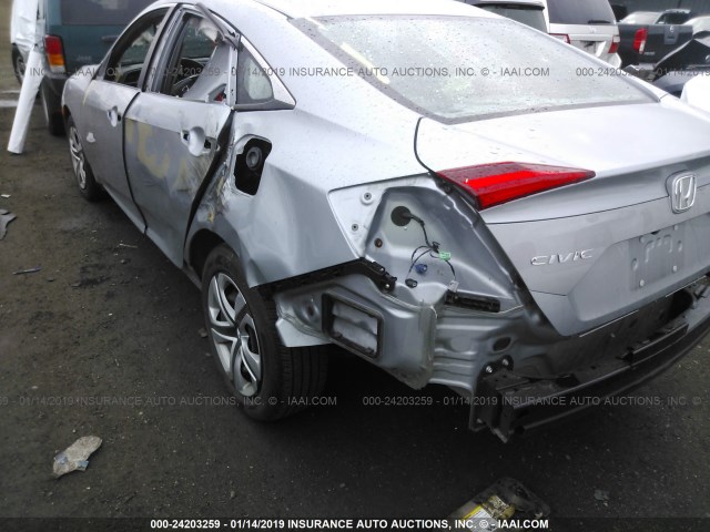 2HGFC2F5XHH555921 - 2017 HONDA CIVIC LX SILVER photo 6