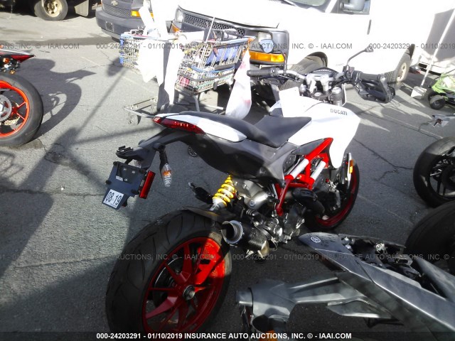 ZDM1YBJSXJB013468 - 2018 DUCATI HYPERMOTARD 939 WHITE photo 4