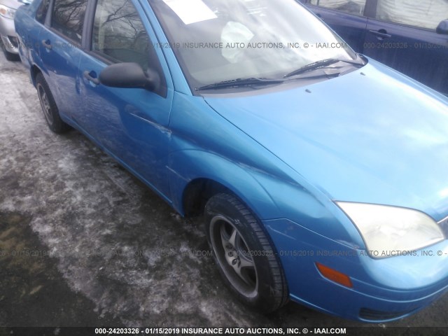 1FAFP34N77W352762 - 2007 FORD FOCUS ZX4/S/SE/SES BLUE photo 6