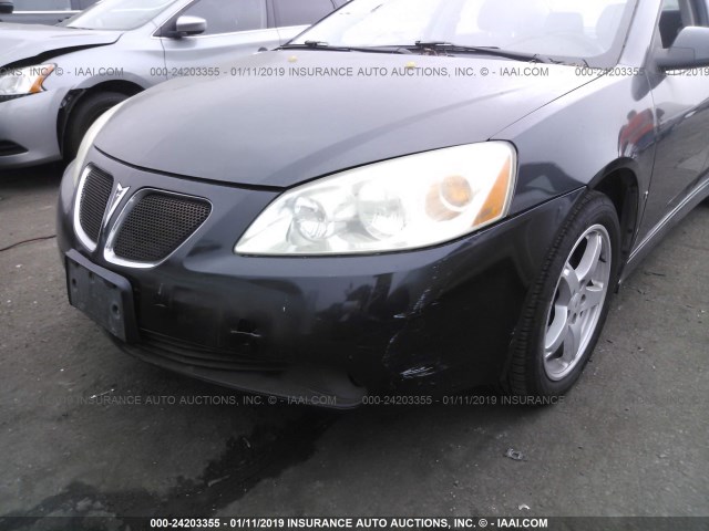 1G2ZK57N594235231 - 2009 PONTIAC G6 GT BLACK photo 6