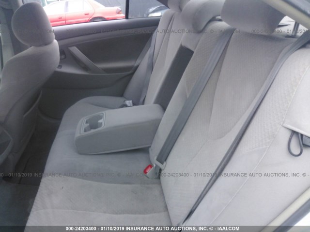 JTNBE46KX73038270 - 2007 TOYOTA CAMRY NEW GENERAT CE/LE/XLE/SE SILVER photo 8