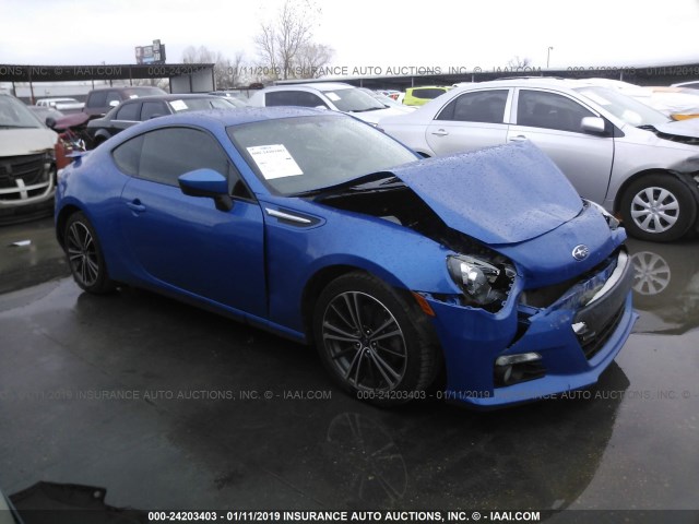 JF1ZCAC18E8601387 - 2014 SUBARU BRZ 2.0 LIMITED BLUE photo 1