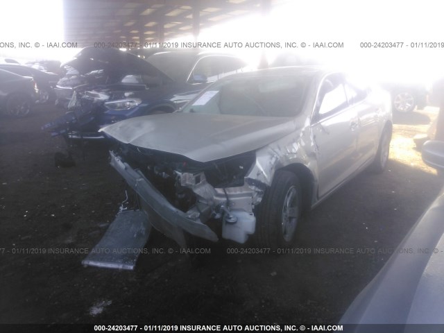 1G11C5SL0EF114853 - 2014 CHEVROLET MALIBU 1LT 金色 照片 2