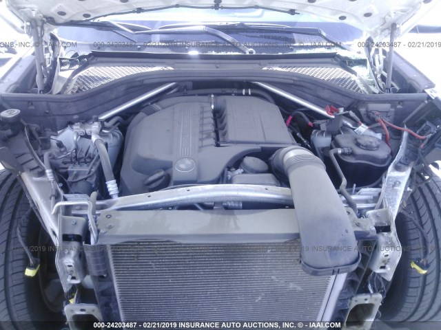 5UXKR2C53G0H41921 - 2016 BMW X5 SDRIVE35I WHITE photo 10