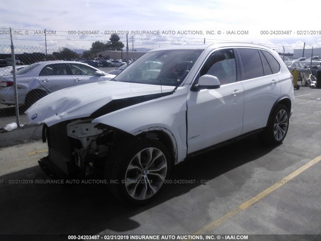 5UXKR2C53G0H41921 - 2016 BMW X5 SDRIVE35I WHITE photo 2